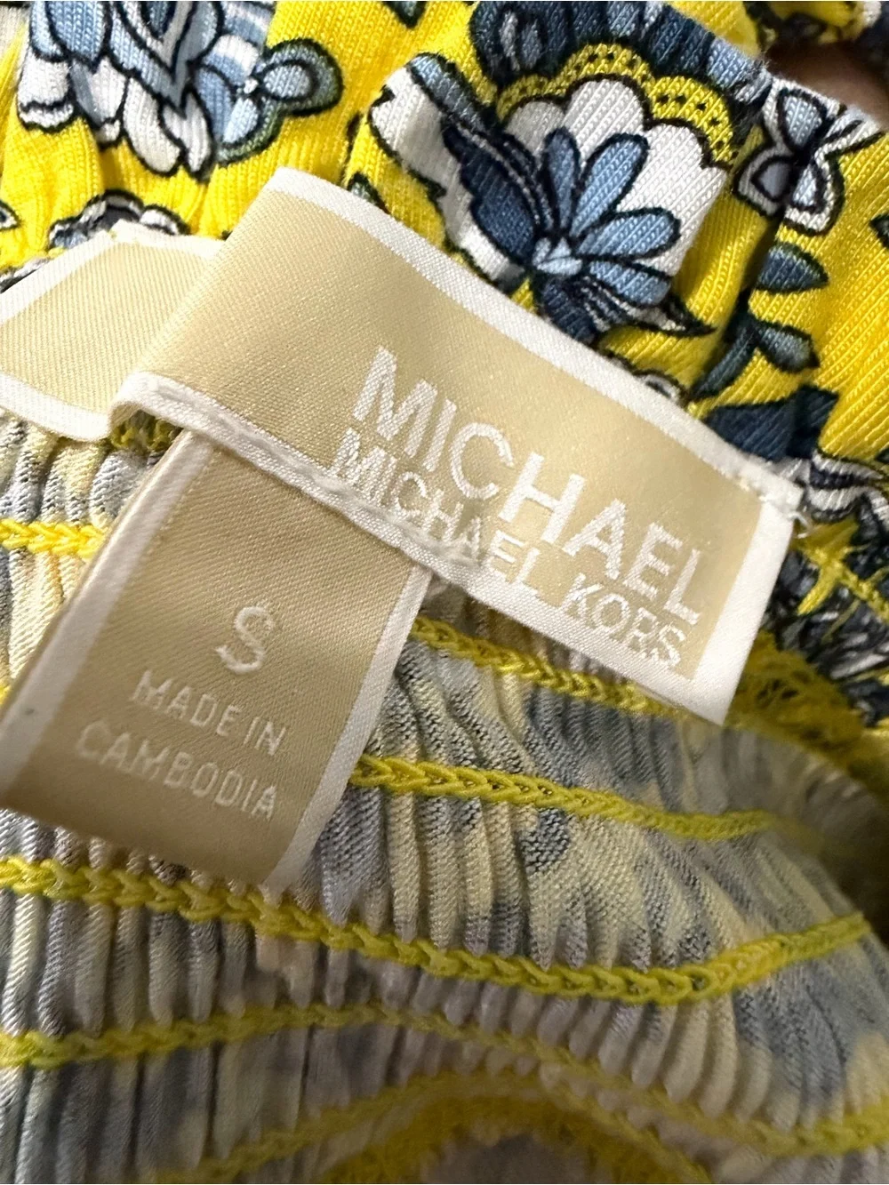 Michael Kors vibrant yellow